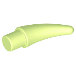 Barb / Claw / Horn / Tooth - Small - Yellowish Green