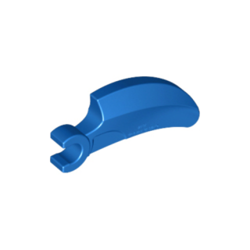 Деталь LEGO 16770 Barb / Claw / Horn / Tooth with Clip, Curved - Blue