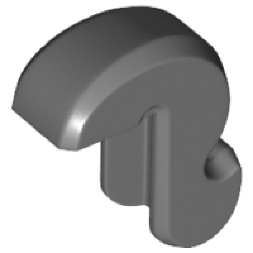 Деталь LEGO 15429 Cat Tail - Dark Bluish Gray