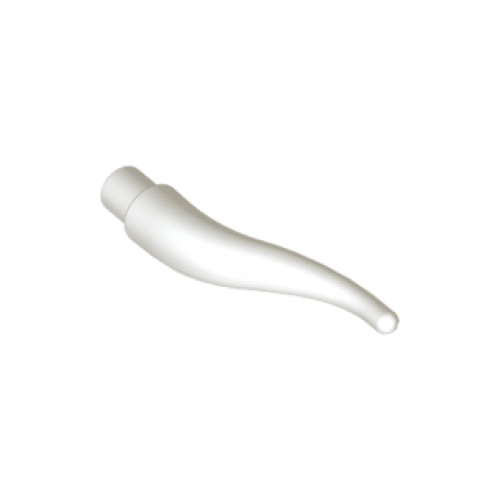Деталь LEGO 13564 Cattle Horn, Long - White