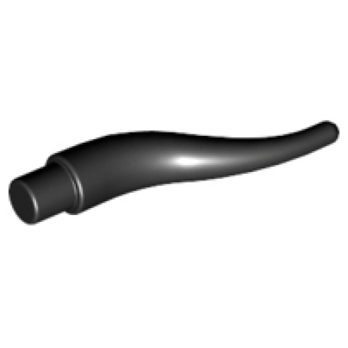 Деталь LEGO 13564 Cattle Horn, Long - Black
