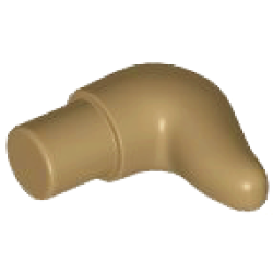Cattle Horn, Short - Dark Tan
