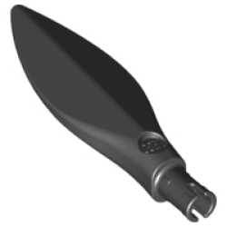 Dinosaur Flipper with Pin - Black