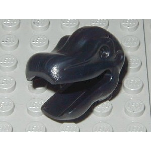 Деталь LEGO x158 Dinosaur Head Small - Black
