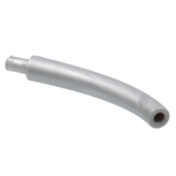 Dinosaur Tail / Neck Middle Section with Bar Hole and Technic Pin - Pearl Light Gray