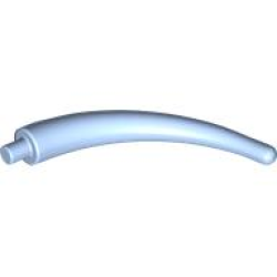 Dinosaur Tail End Section / Horn - Bright Light Blue