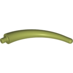 Dinosaur Tail End Section / Horn - Olive Green