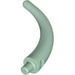 Dinosaur Tail End Section / Horn - Sand Green