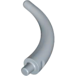 Dinosaur Tail End Section / Horn - Sand Blue