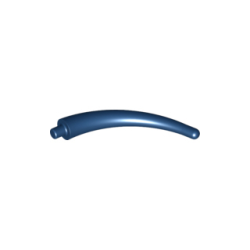 Dinosaur Tail End Section / Horn - Dark Blue