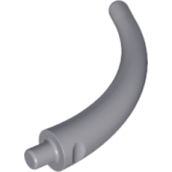 Dinosaur Tail End Section / Horn - Dark Bluish Gray