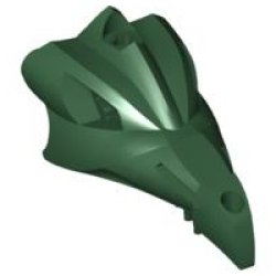 Dragon Head Viking Beaked - Dark Green