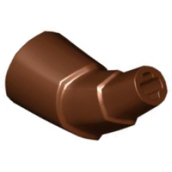 Dragon Tail / Horn Section Stepped - Reddish Brown