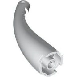 Dragon Tail / Neck Curved - White