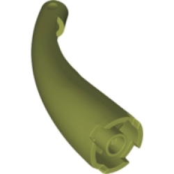 Dragon Tail / Neck Curved - Olive Green