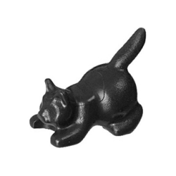Cat, Crouching - Black