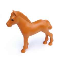 Horse, Foal, Belville (Undetermined Type) - Dark Orange