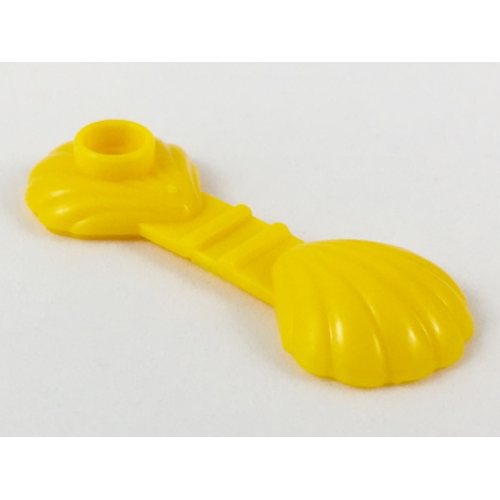 Деталь LEGO 30218 Clam Shell, Folding - Continuous Scalloped Inner Lip - Bright Light Orange