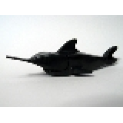 Sawfish with Debossed Eyes - Black