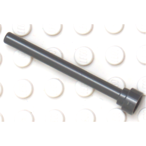 Деталь LEGO 3957b Antenna 4H - Flat Top - Dark Bluish Gray
