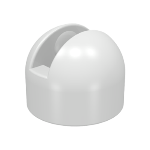 Деталь LEGO 4592 Antenna Small Base - White