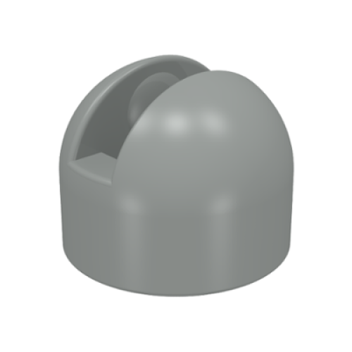 Деталь LEGO 4592 Antenna Small Base - Light Gray