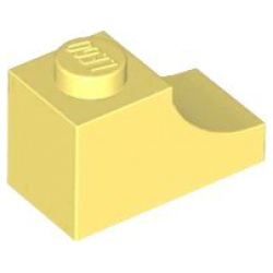 Arch 1 x 2 Inverted - Bright Light Yellow