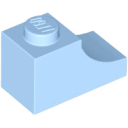 Arch 1 x 2 Inverted - Bright Light Blue