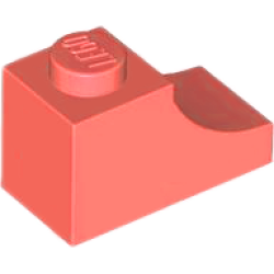 Arch 1 x 2 Inverted - Coral