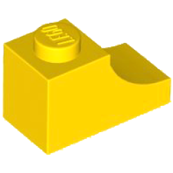 Arch 1 x 2 Inverted - Yellow