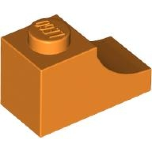 Деталь LEGO 78666 Arch 1 x 2 Inverted - Orange