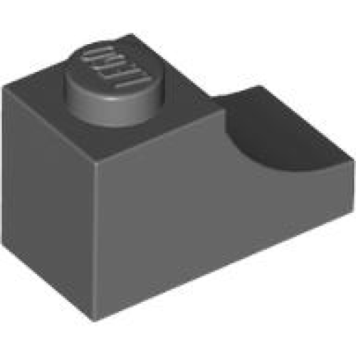 Деталь LEGO 78666 Arch 1 x 2 Inverted - Dark Bluish Gray