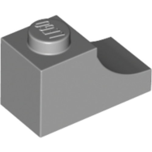 Деталь LEGO 78666 Arch 1 x 2 Inverted - Light Bluish Gray