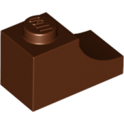 Arch 1 x 2 Inverted - Reddish Brown