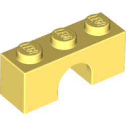 Arch 1 x 3 - Bright Light Yellow