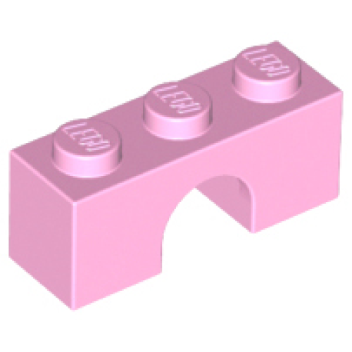 Деталь LEGO 4490 Arch 1 x 3 - Bright Pink