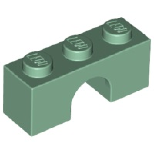 Деталь LEGO 4490 Arch 1 x 3 - Sand Green