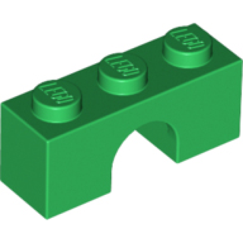 Деталь LEGO 4490 Arch 1 x 3 - Green