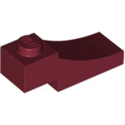Arch 1 x 3 Inverted - Dark Red