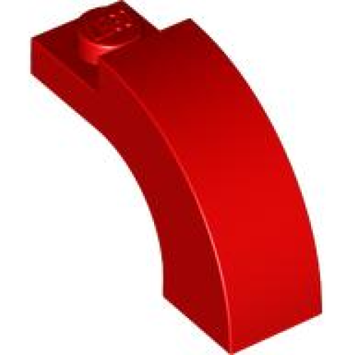 Деталь LEGO 5843 Arch 1 x 3 x 1 2/3 Curved Top - Red