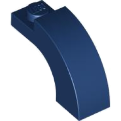 Arch 1 x 3 x 1 2/3 Curved Top - Dark Blue