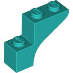 Arch 1 x 3 x 2 - Dark Turquoise