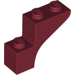 Arch 1 x 3 x 2 - Dark Red