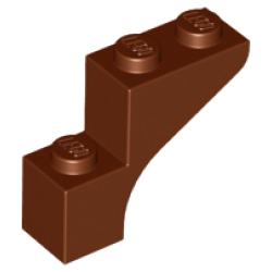Arch 1 x 3 x 2 - Reddish Brown
