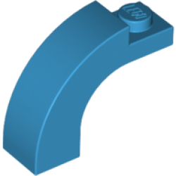 Arch 1 x 3 x 2 Curved Top - Dark Azure