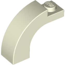 Arch 1 x 3 x 2 Curved Top - Glow In Dark White