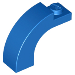 Arch 1 x 3 x 2 Curved Top - Blue