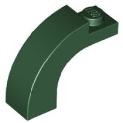 Arch 1 x 3 x 2 Curved Top - Dark Green