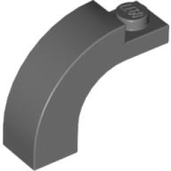 Arch 1 x 3 x 2 Curved Top - Dark Bluish Gray
