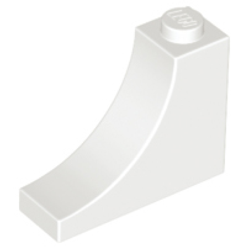 Деталь LEGO 18653 Arch 1 x 3 x 2 Inverted - White